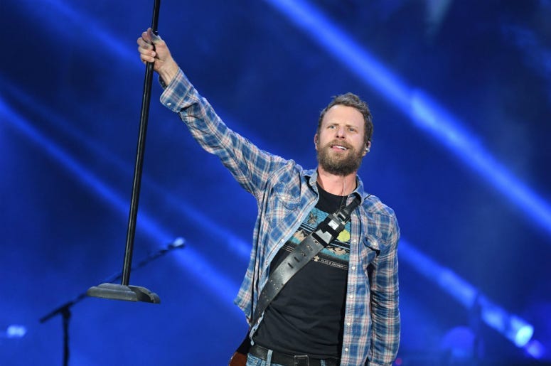 Dierks Bentley performs at the Coral Sky Amphitheatre