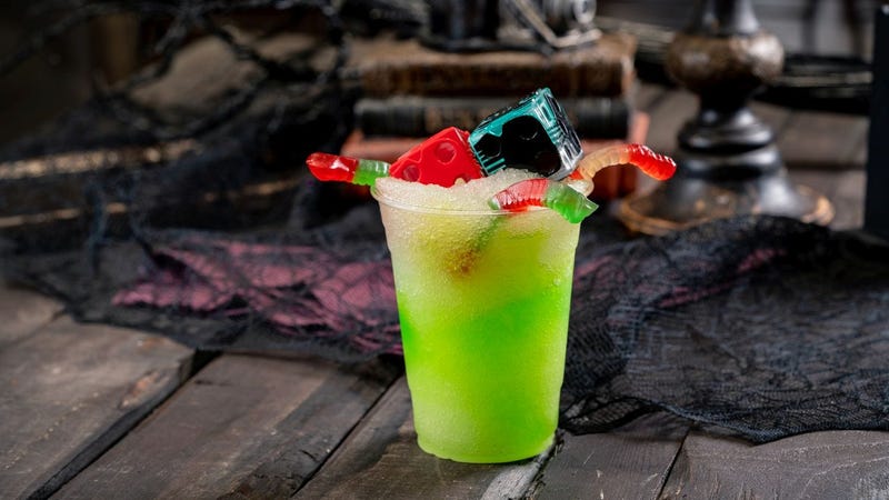 Oogie Boogie-Inspired Drink with new Dice Glow Cubes
