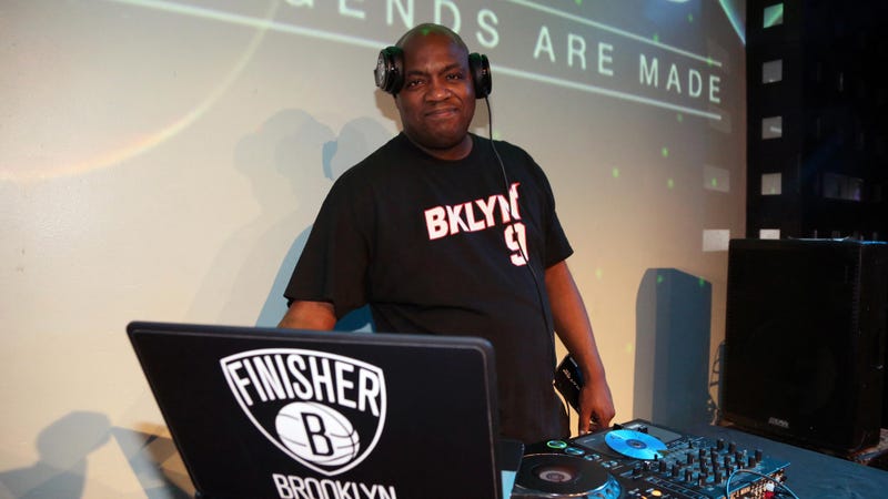 "The Finisher" DJ Mister Cee spins at S.O.B.'s on May 21, 2015, in New York City.