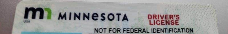 Driver's License header