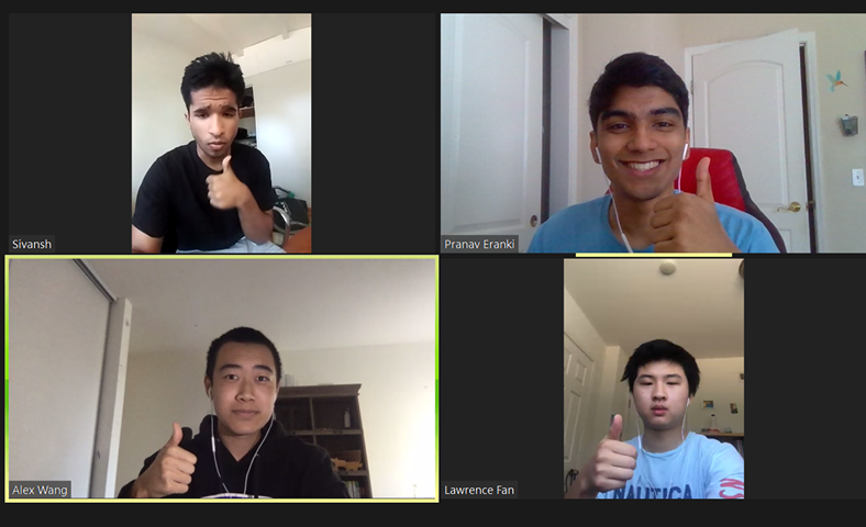 Teen founders of COVID Networks