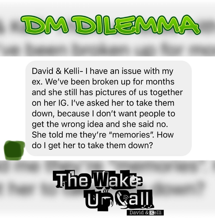 DM Dilemma: My ex still has pictures of us together on social media