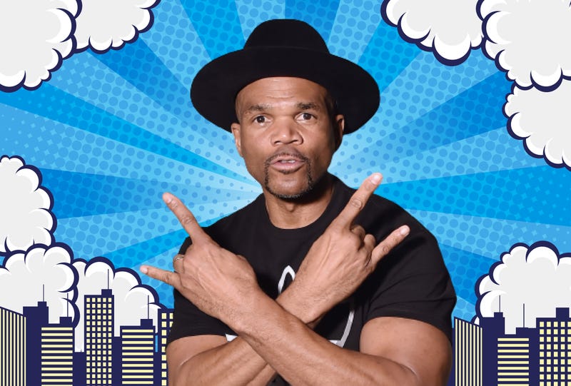NEW YORK, NY - OCTOBER 10: Musician Darryl "D.M.C." Matthews McDaniels poses for portrait after the 'I'm DMC I Can Draw!' at Jacob Javitz Center on October 10, 2014 in New York City. (Photo by Mike Coppola/Getty Images)