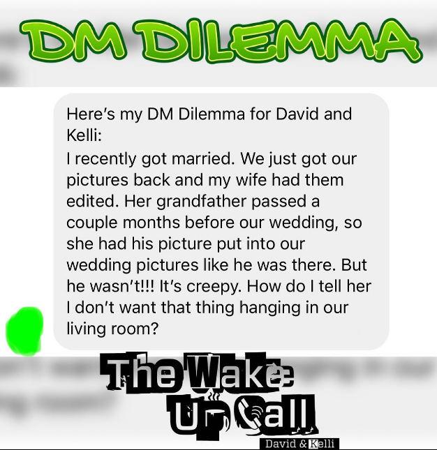 DM Dilemma: She altered our wedding photos to include her deceased grandfather