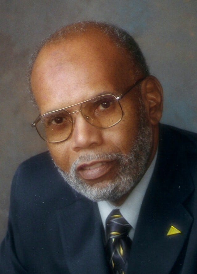 Dan Moore Sr. celebrates the first day of Black History Month with Juandolyn Stokes