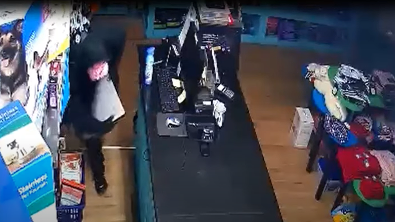 Philadelphia police are searching for a man who broke into a Center City Doggie Style Pets store and stole approximately $600.