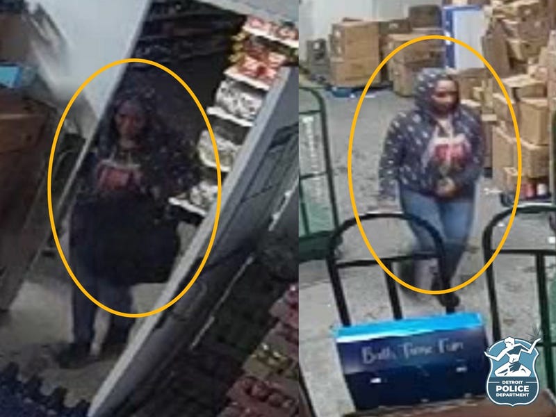 Two of four suspects sought in the robbery of a Detroit Dollar Tree store
