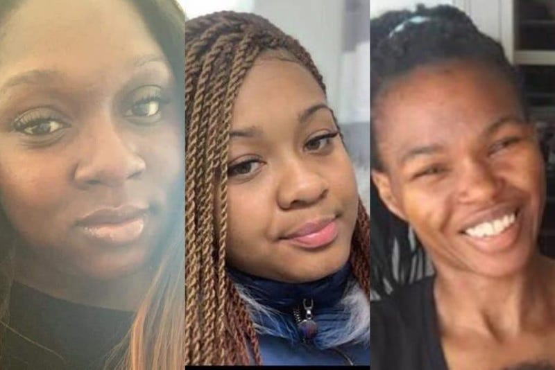 Three recent victims of gun violence in Dolton include (left to right): Angelneka Smith, 31; Akeira Boston, 16; and Marshia Bowman, 40.