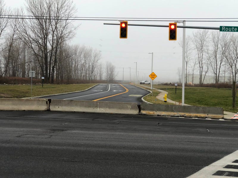 Dona Street into Bethlehem Steel site. January 3, 2020 (WBEN Photo/Mike Baggerman)