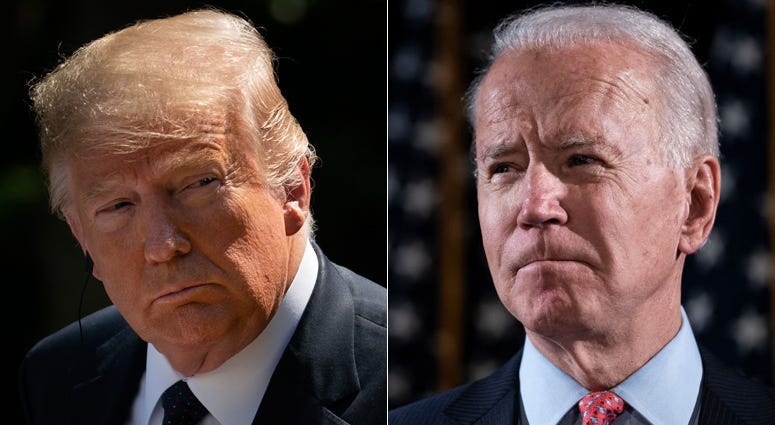 Donald Trump and Joe Biden