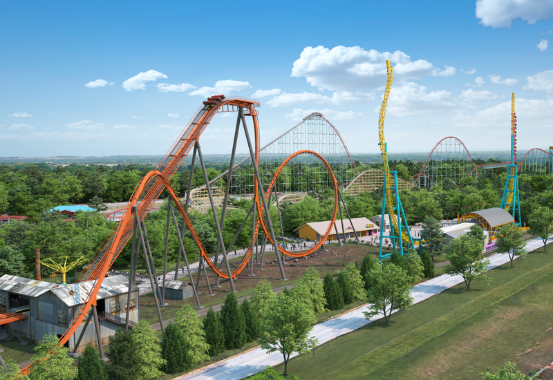 Dorney Park's newest attraction: Iron Menace.