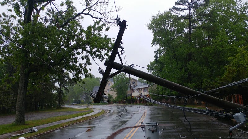 Downed power lines