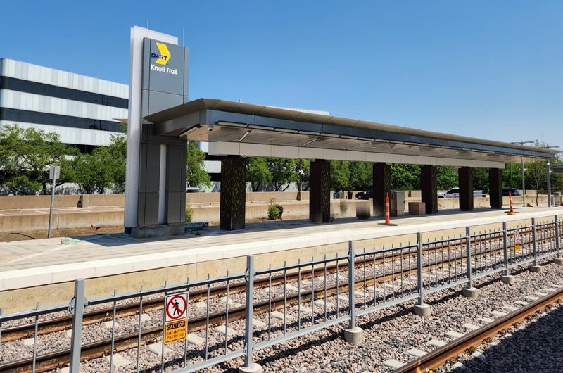 The Knoll Trail DART station in North Dallas will be a stop on the new Silver Line.
