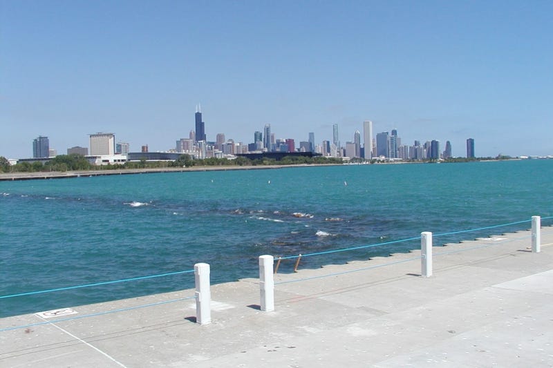 Lake Michigan from 31st Street.