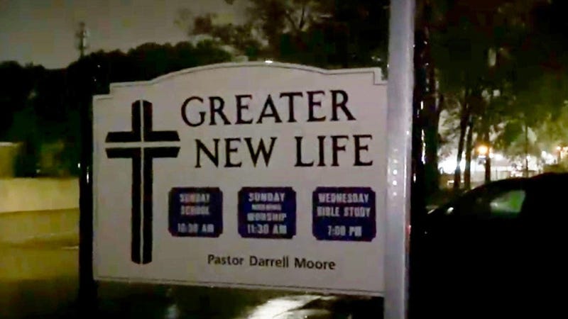 Swastikas painted on the Greater New Life Church in Roseville