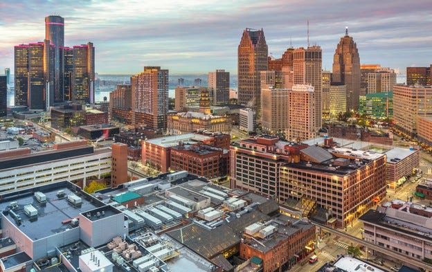 downtown Detroit