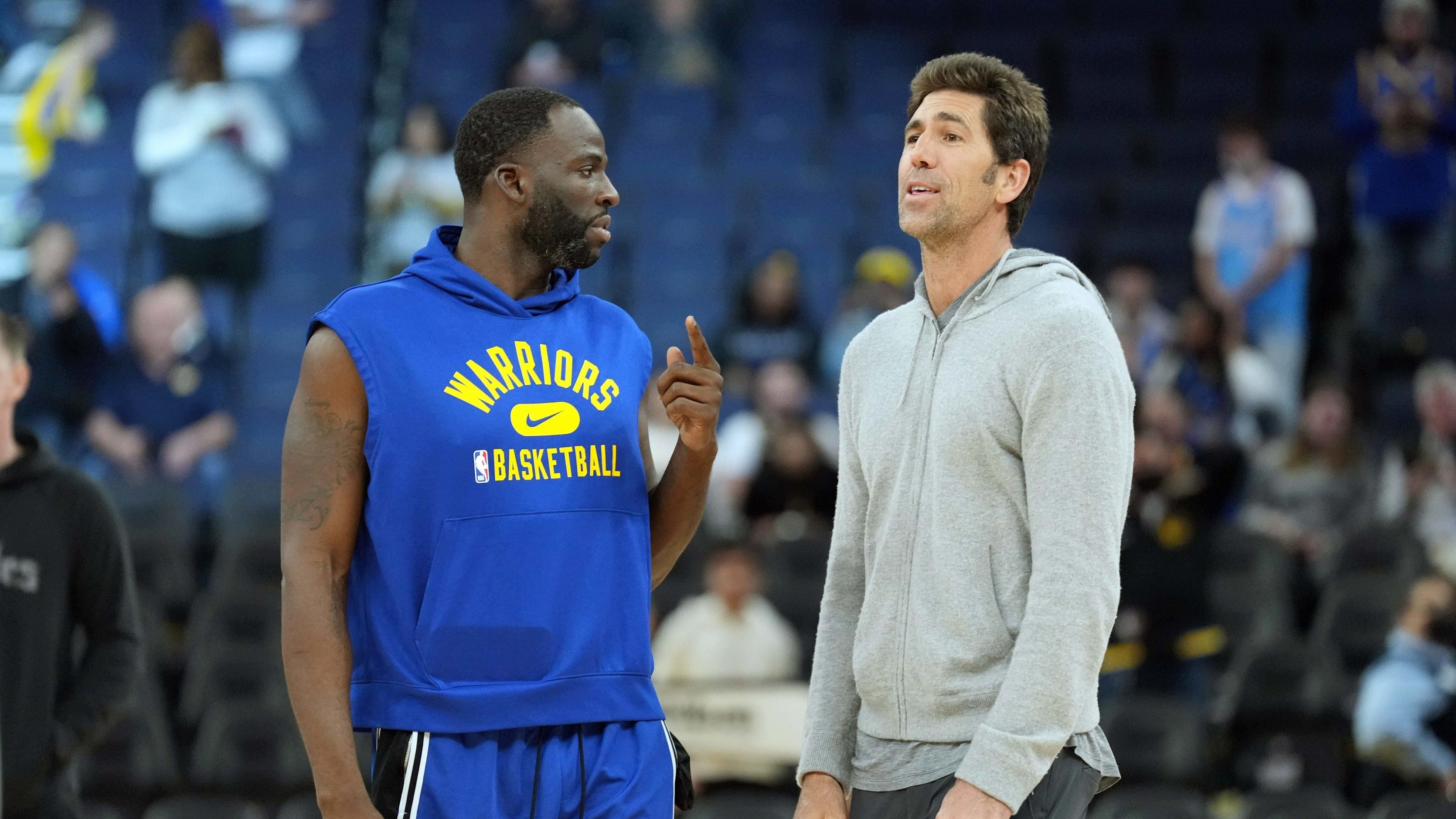Bob Myers discusses Draymond Green's struggles, possibility of adding big man