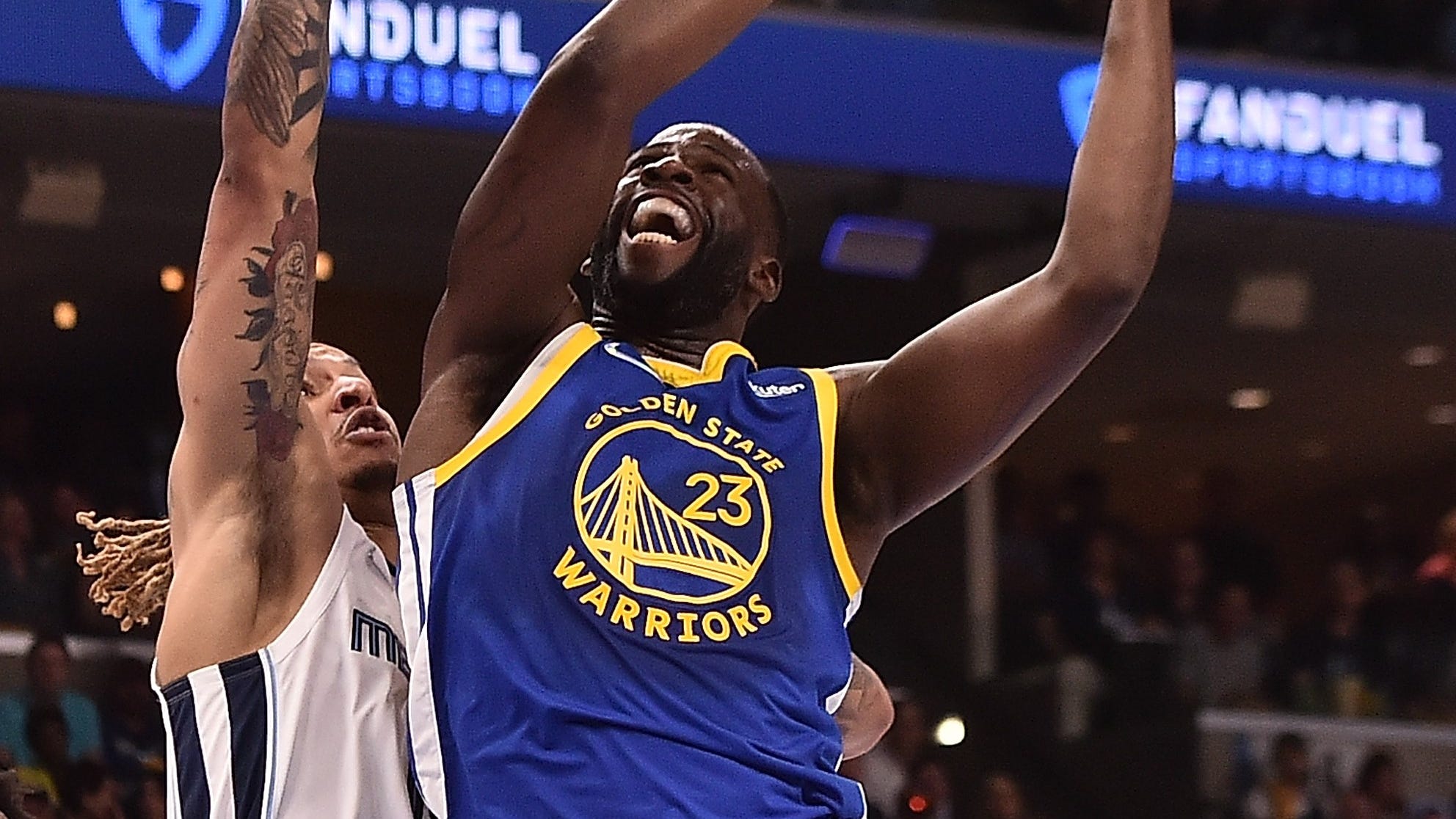 Draymond Green ejected in Game 1 of Warriors-Grizzlies series