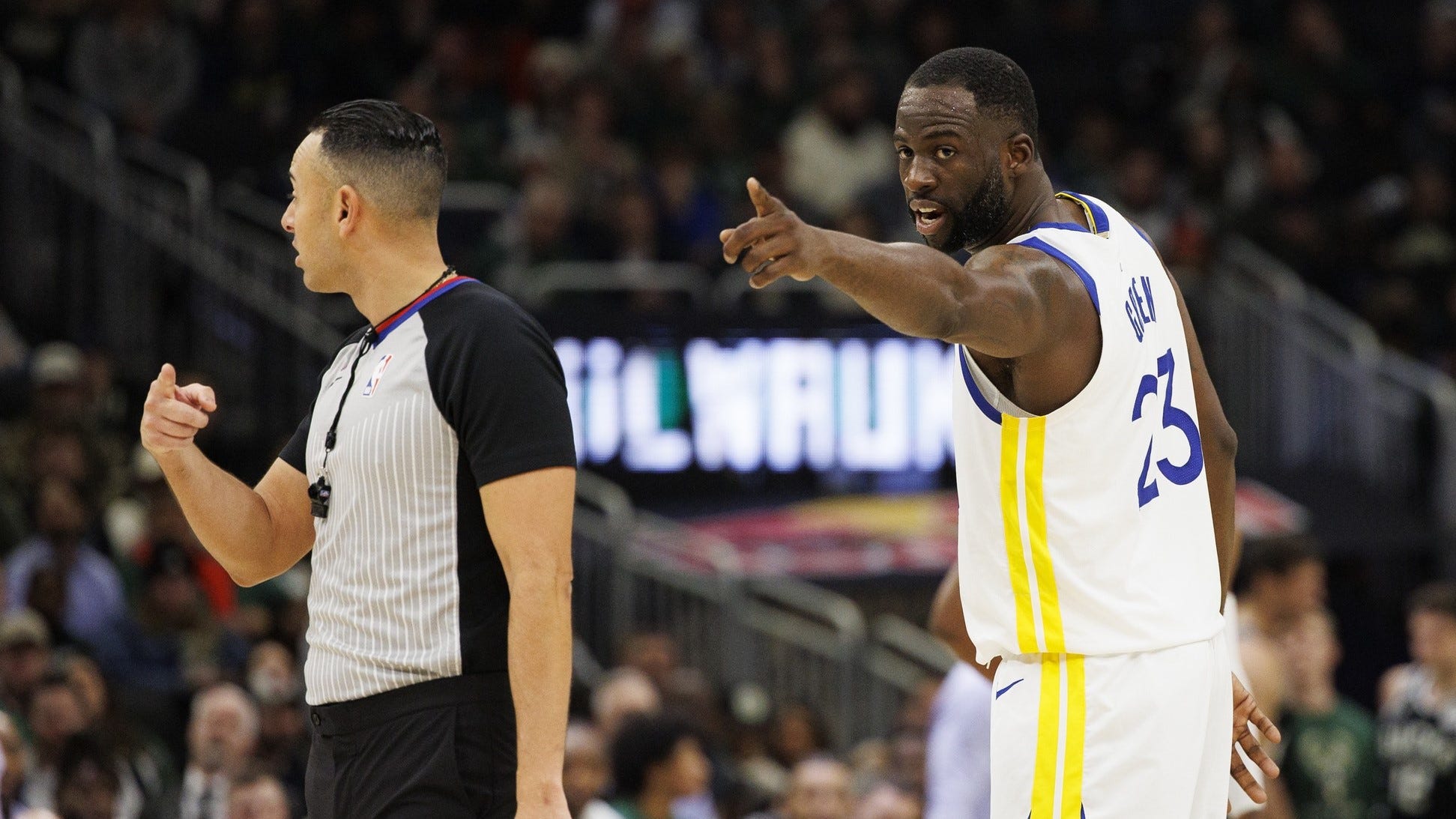 Draymond Green: Ejected Milwaukee fan said 'threatening stuff'
