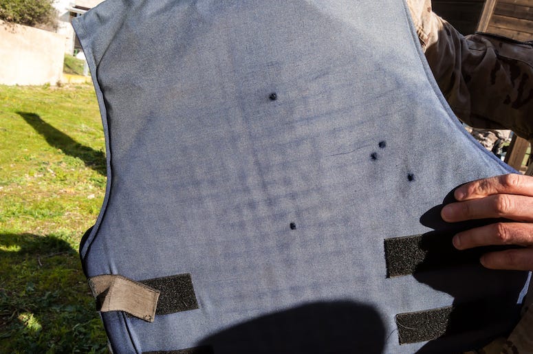 Bulletproof Vest, Bullet Holes