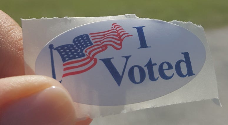 Vote Sticker, Election Day