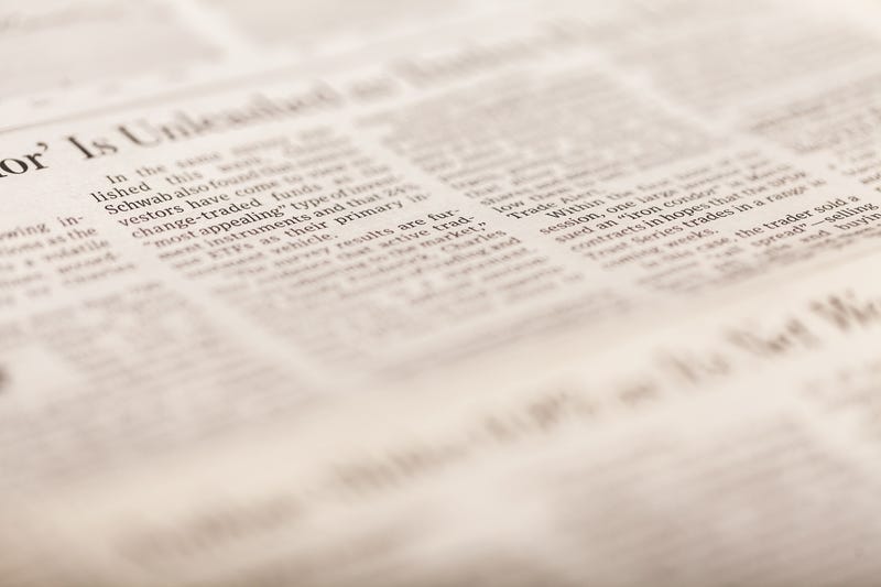 Newspaper file image
