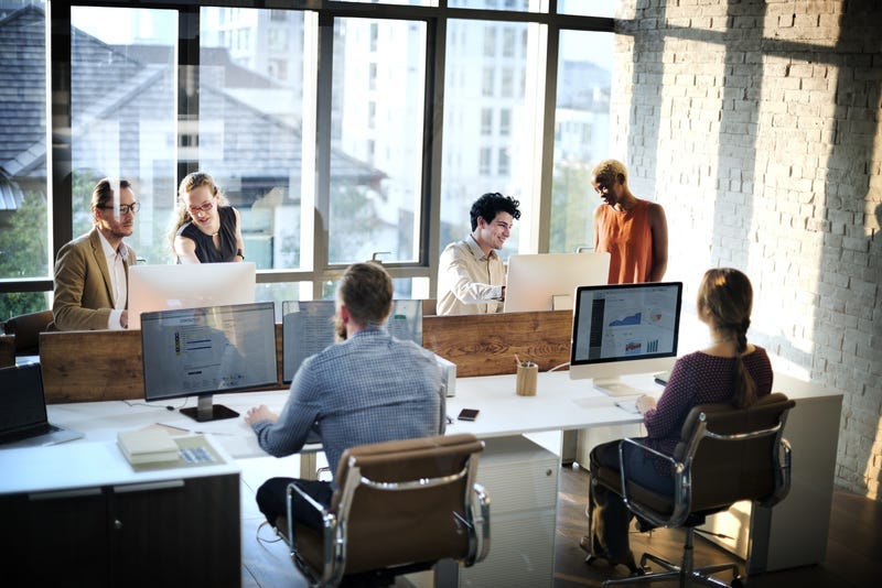 Business People Meeting Discussion Working Office