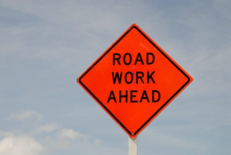 Road Work Sign