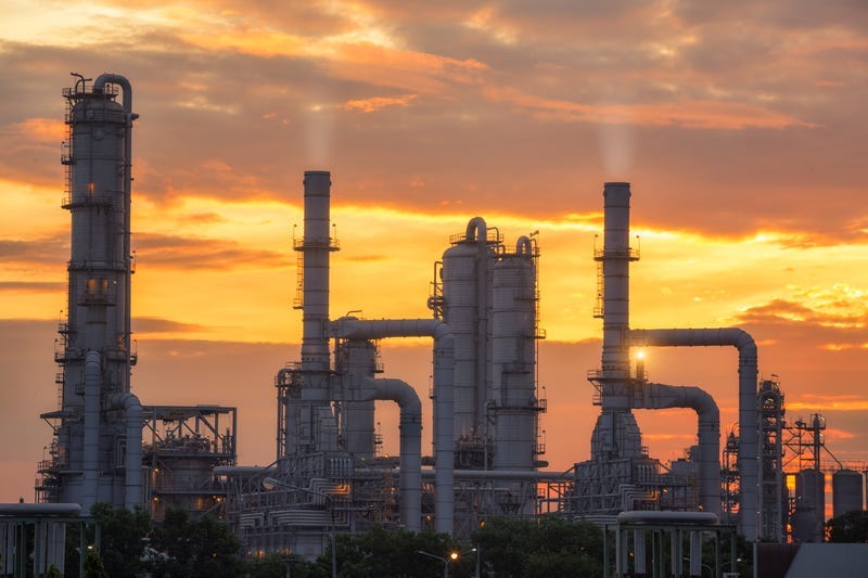 Chemical plant.