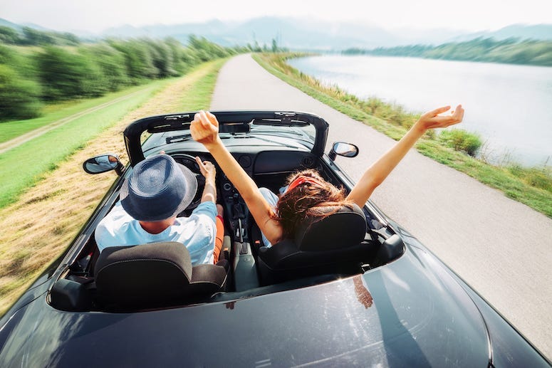 Couple, Road Trip, Love, Car