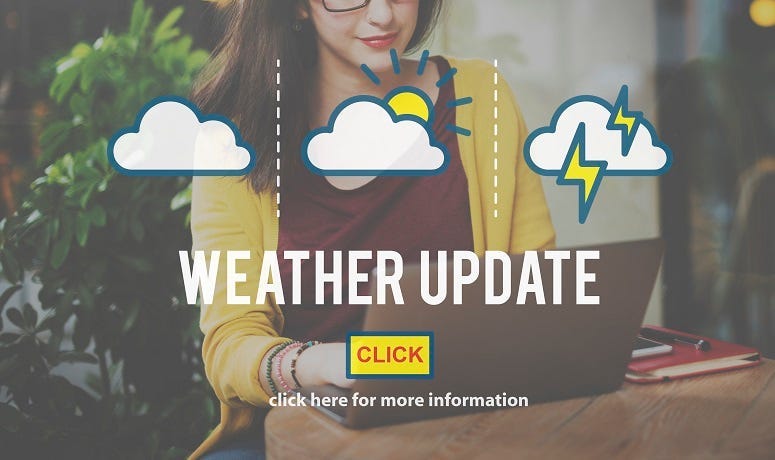 Weather Update Information Prediction Climate Daily Concept.