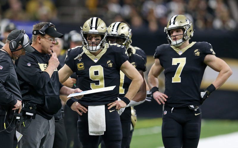 Drew Brees Taysom Hill Sean Payton Saints