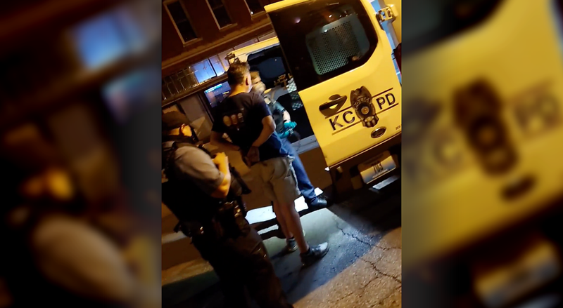 The arrest of a man by KCPD suspected of drinking and dashing, skipping out on the bill. 