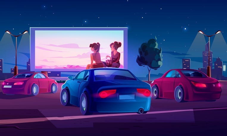 the drive-in!
