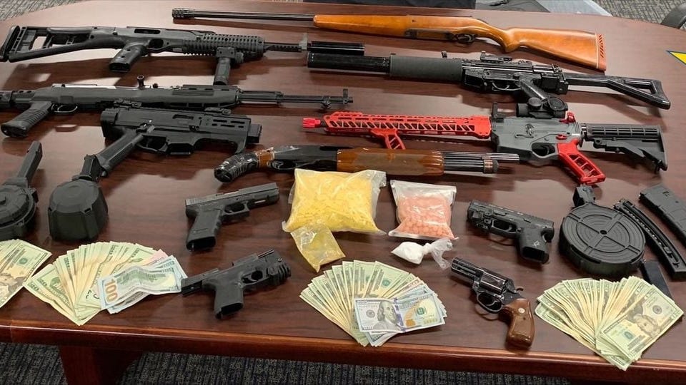 Cocaine, cash, guns seized as State Police task force busts alleged Downriver drug dealer