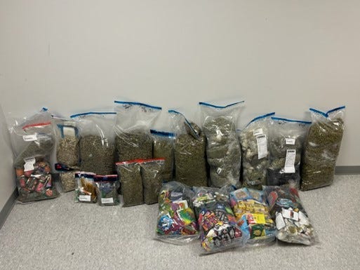 Delaware State Police arrested 22 people on charges related to “illegal marijuana pop-up sale events” throughout New Castle County.