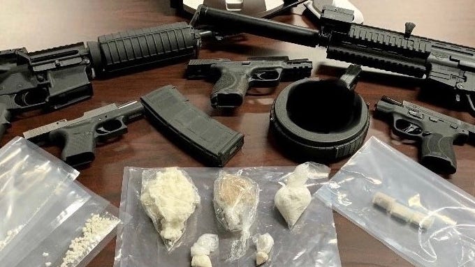 Cocaine, heroin, fentanyl, firearms seized in raids in Southfield and Detroit: MSP