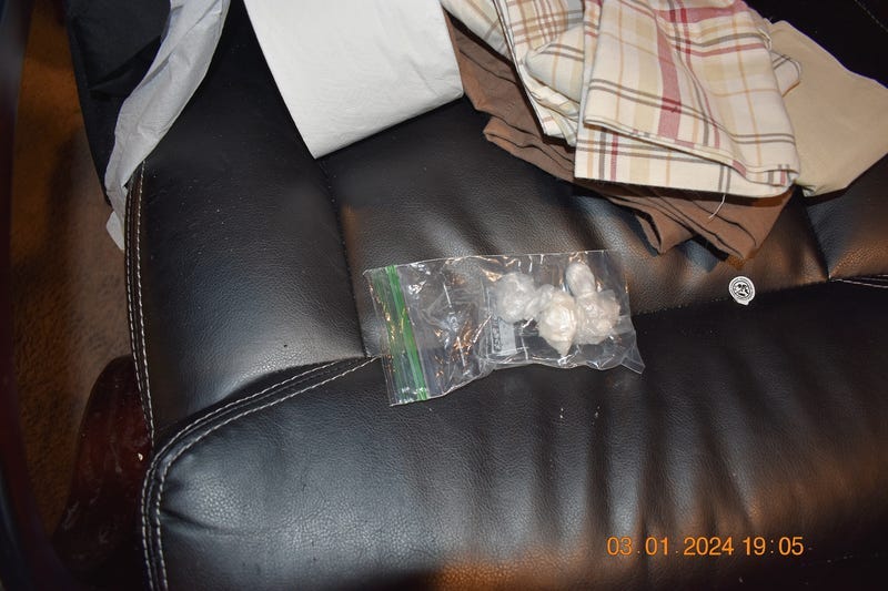 Drugs found at the home.