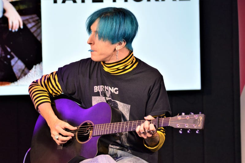 Tate McRae in the TDY Artist Lounge at 96.5 TDY in Philadelphia