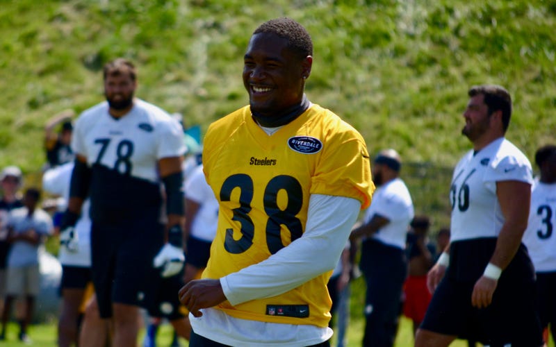 Steelers safety Kameron Kelly at training camp in 2019