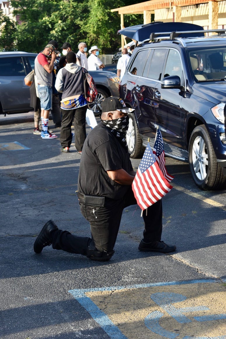 Participants gather for caravan to Brunswick, GA