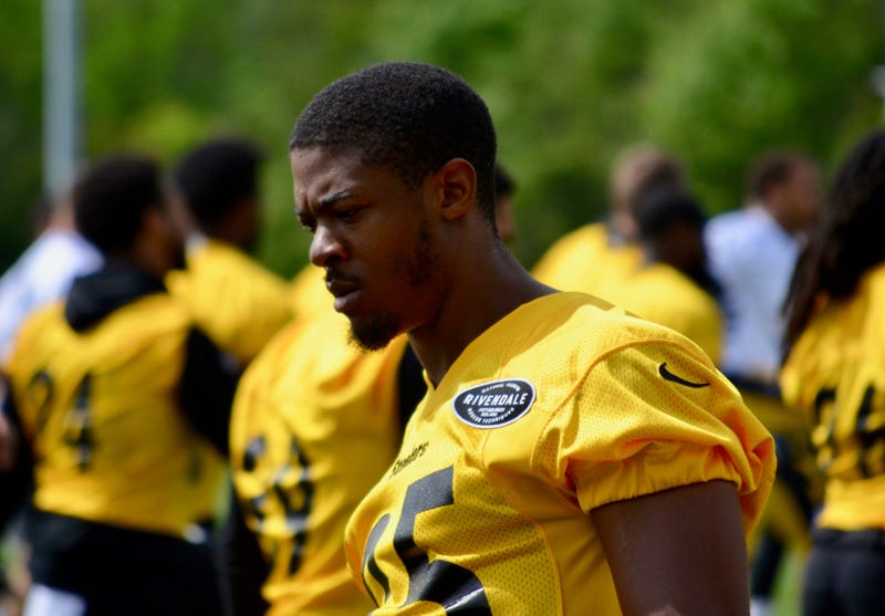 Steelers CB Artie Burns at OTAs in 2019