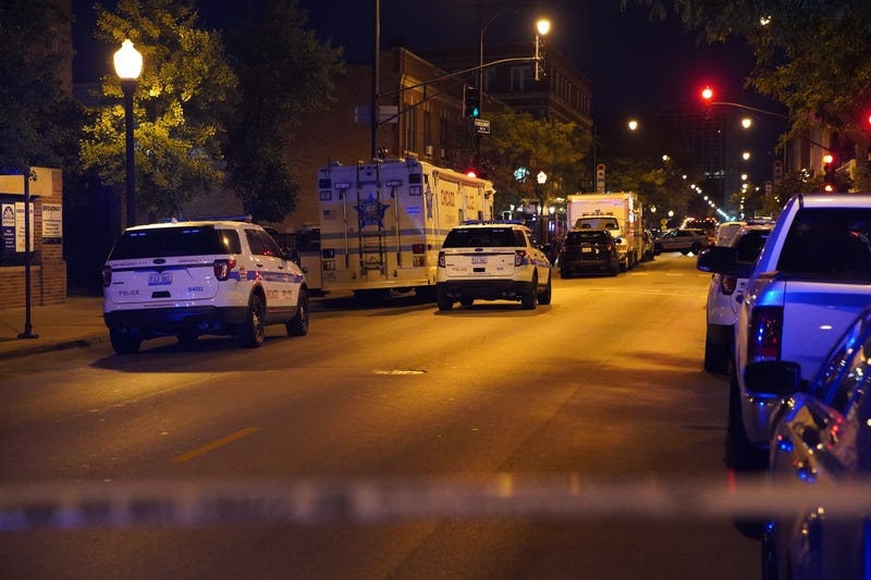 Chicago police investigate a barricade situation July 23, 2019 in the 3400 block of North Broadway