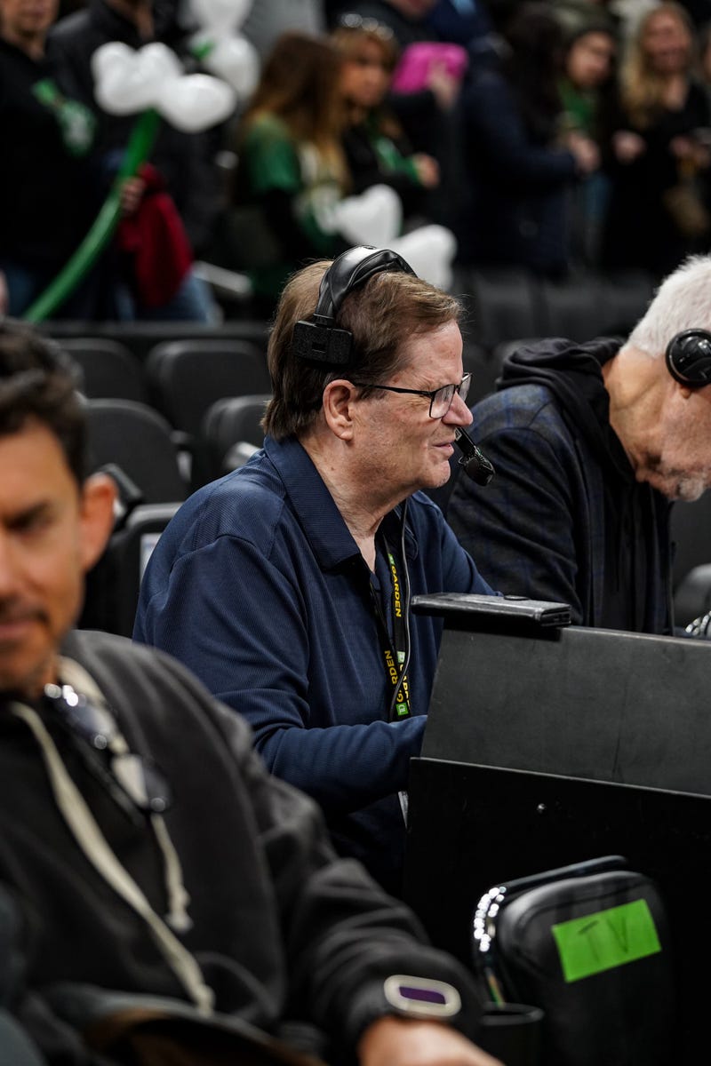 Dick Lipe at TD Garden.