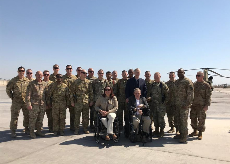 PHOTOS: Sen. Duckworth returns to Iraq for the first time since being shot down in 2004