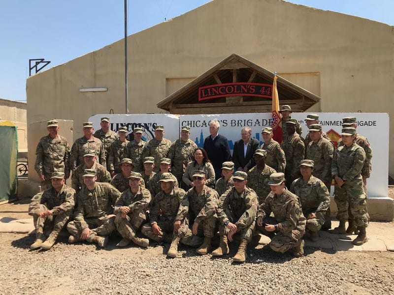 Sen. Duckworth visits Iraq for the first time since being shot down in 2004