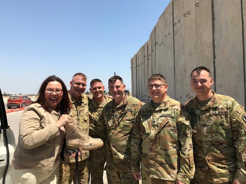 Sen. Duckworth visits Iraq for the first time since being shot down in 2004
