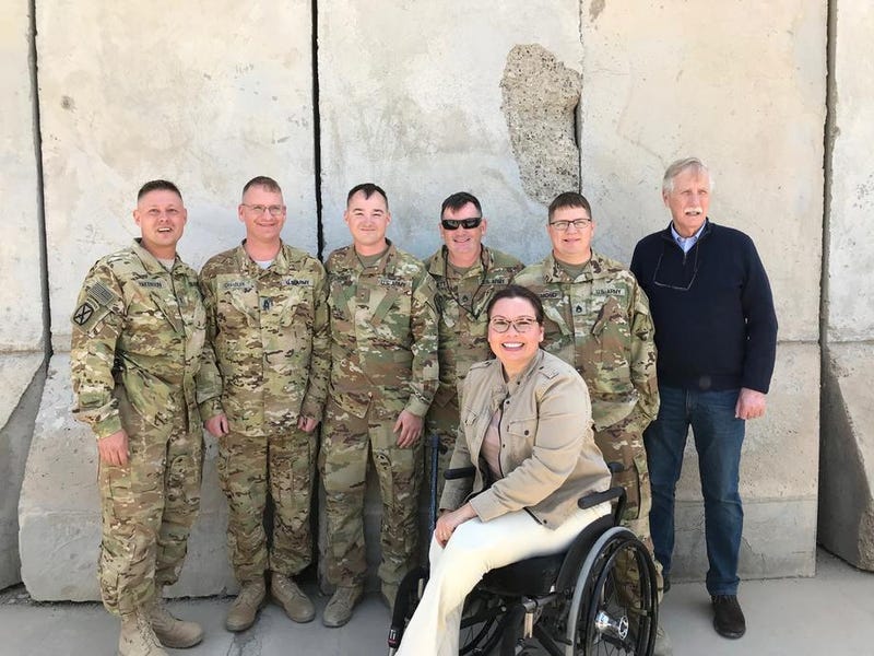 Sen. Duckworth visits Iraq for the first time since being shot down in 2004