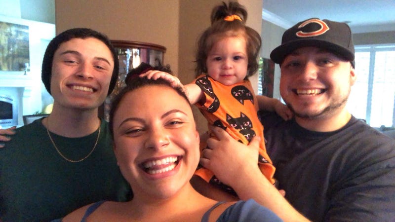 Patrick, Sienna and Anthony Dunakin, along with his daughter Riley, are shown in this picture. The siblings' father was an Oakland police officer killed on duty in 2009 and their mother was killed in an Oct. 2019 car accident.