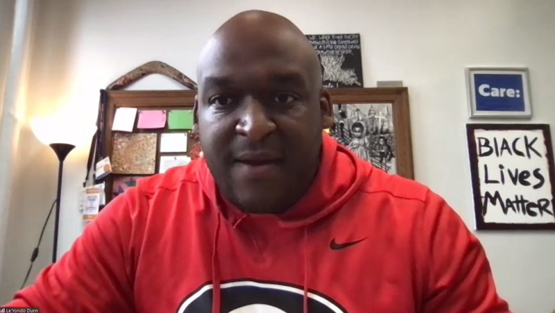 Le’Yondo Dunn, principal at Simon Gratz Mastery Charter School